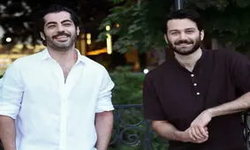 رفاقت جذاب رحیم نجار و منصورخان رقبای عشقی محبوبه سریال بامداد خمار در دنیای واقعی/ ویدئو 