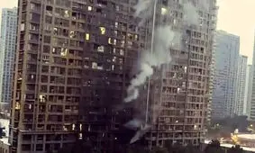 آتش‌سوزی مهیب در چین با ۵۹ کشته و زخمی/ ویدئو