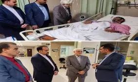 عیادت عارف از مجروحان حادثه تروریستی راسک