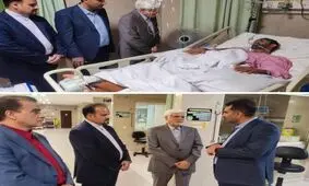 عیادت عارف از مجروحان حادثه تروریستی راسک