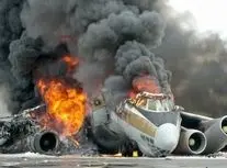 سقوط هواپیما در آمریکا/ ویدئو