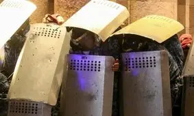 درگیری مردم معترض ارمنستان با نیروهای پلیس/ عکس