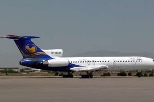 فرود اضطراری پرواز کیش - کرمانشاه در شیراز