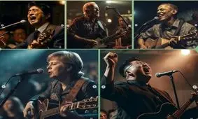 اون و ترامپ و بایدن و پوتین و مرکل راک استار شدند!/ عکس

