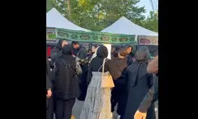 برگزاری موکب ها در تورنتو کانادا در شب اربعین در نزدیکی مسجد امام مهدی/ ویدئو