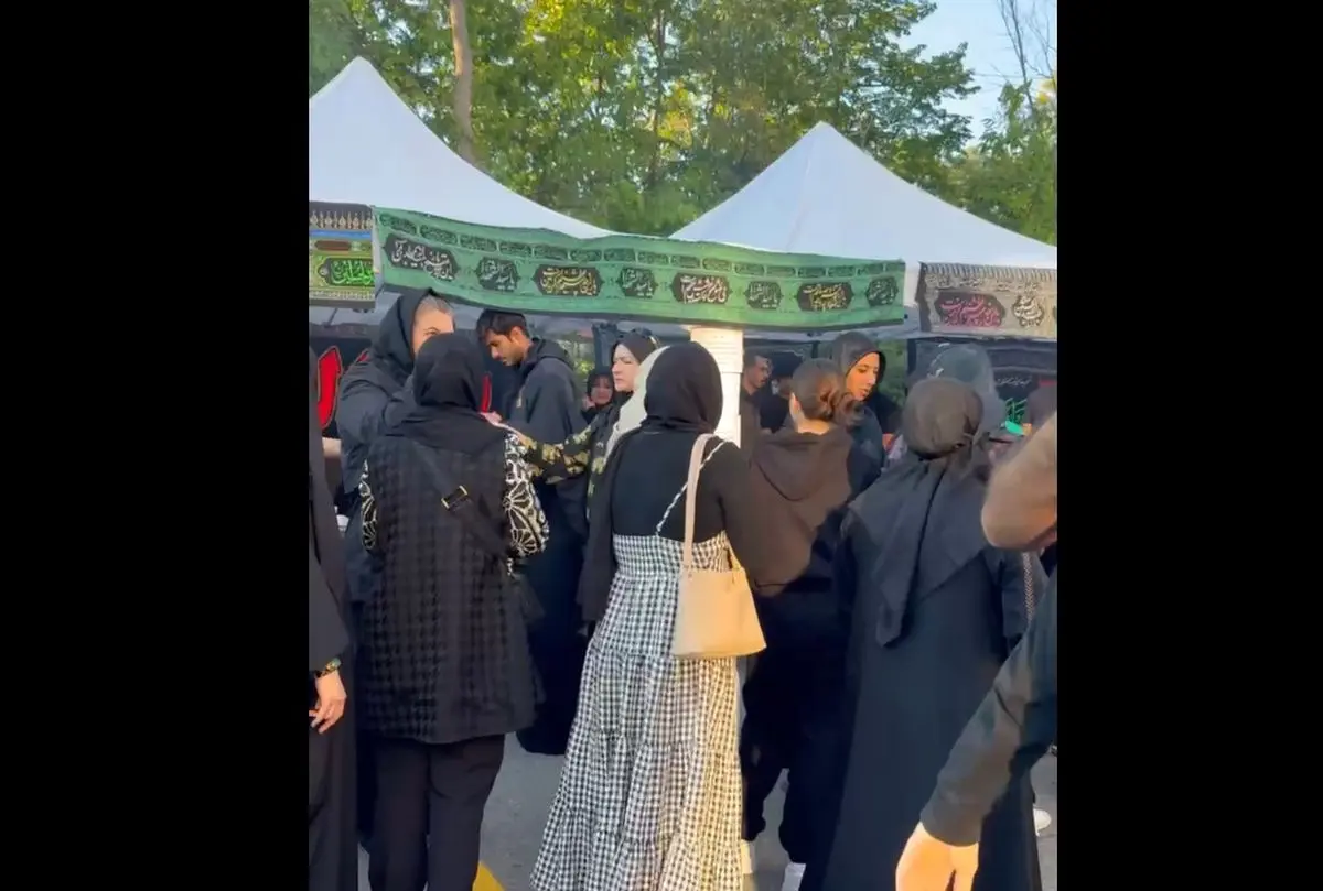  برگزاری موکب ها در تورنتو کانادا در شب اربعین در نزدیکی مسجد امام مهدی/ ویدئو