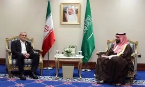 دیدار ولیعهد عربستان با رئیس جمهوری

