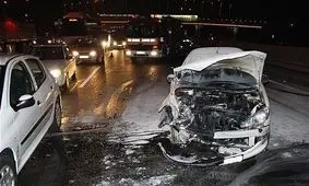  آتش گرفتن پژو در یک عروسی در لوشان/ ویدئو