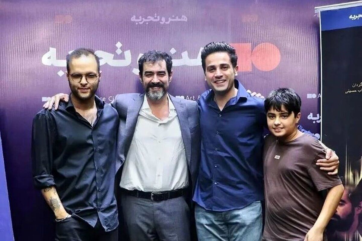 استایل جالب پسرهای شهاب حسینی در اکران فیلم او/ ویدئو