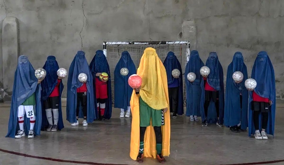 دختران ورزشکار افغان پشت برقع‌ها