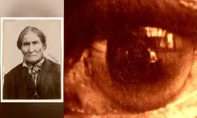 تصویر زن عکاس که 104 سال در چشم یک جنگجوی سرخپوست مخفی مانده بود