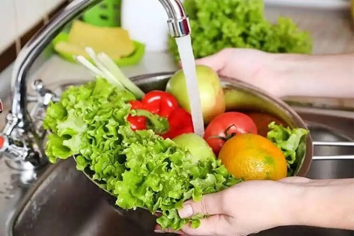 ضدعفونی کردن میوه و سبزیجات حائز اهمیت است