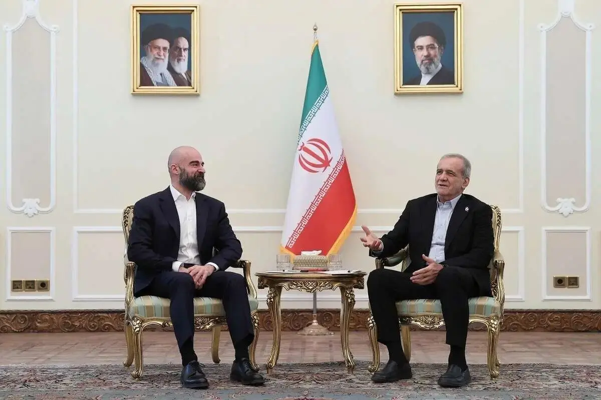 دیدار رئیس اتحادیه میهنی کردستان عراق با پزشکیان/ عکس