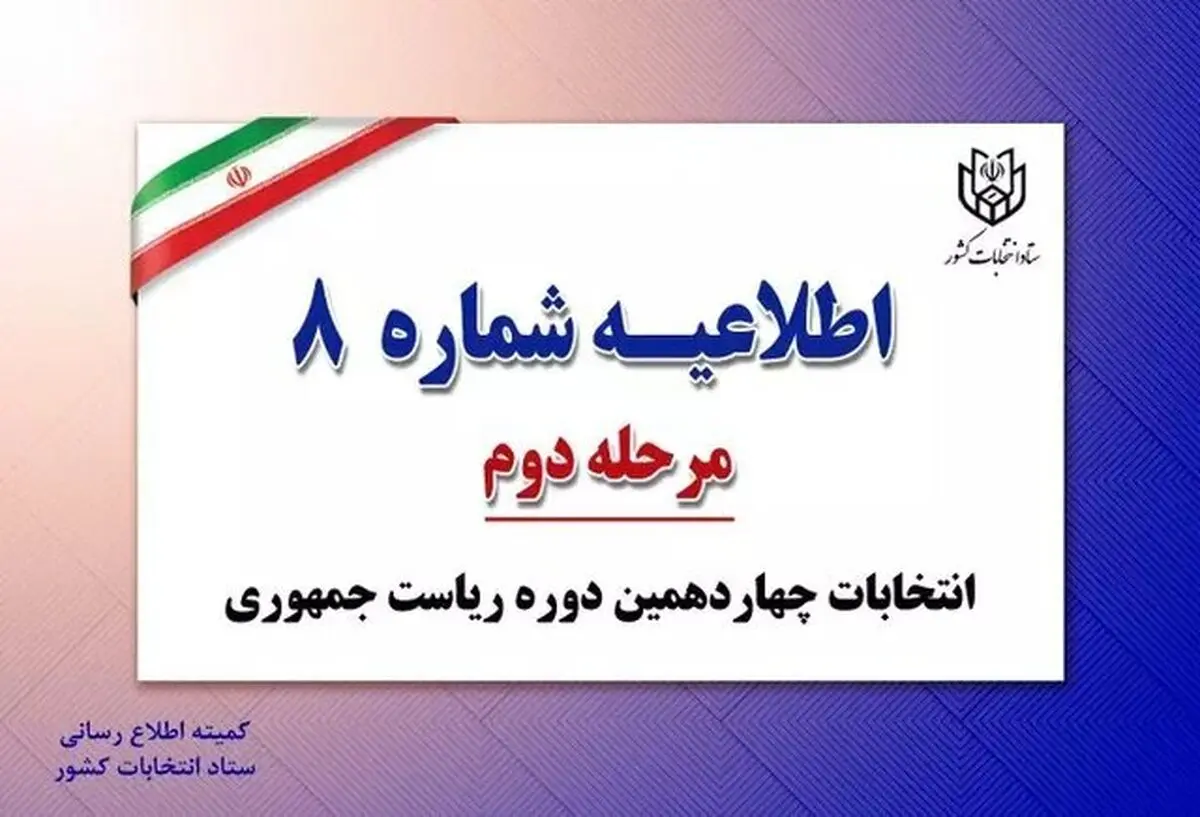 آثار تبلیغاتی نامزدهای انتخاباتی، نباید در محل شعبه و اطراف آن باشد


