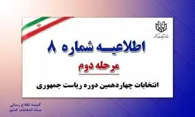 آثار تبلیغاتی نامزدهای انتخاباتی، نباید در محل شعبه و اطراف آن باشد

