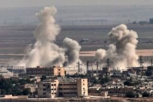 حمله هوایی ترکیه به مواضع ارتش سوریه در عین‌العرب