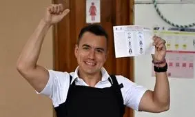 «نوبوآ» ۳۵ ساله رئیس جمهور اکوادور شد

