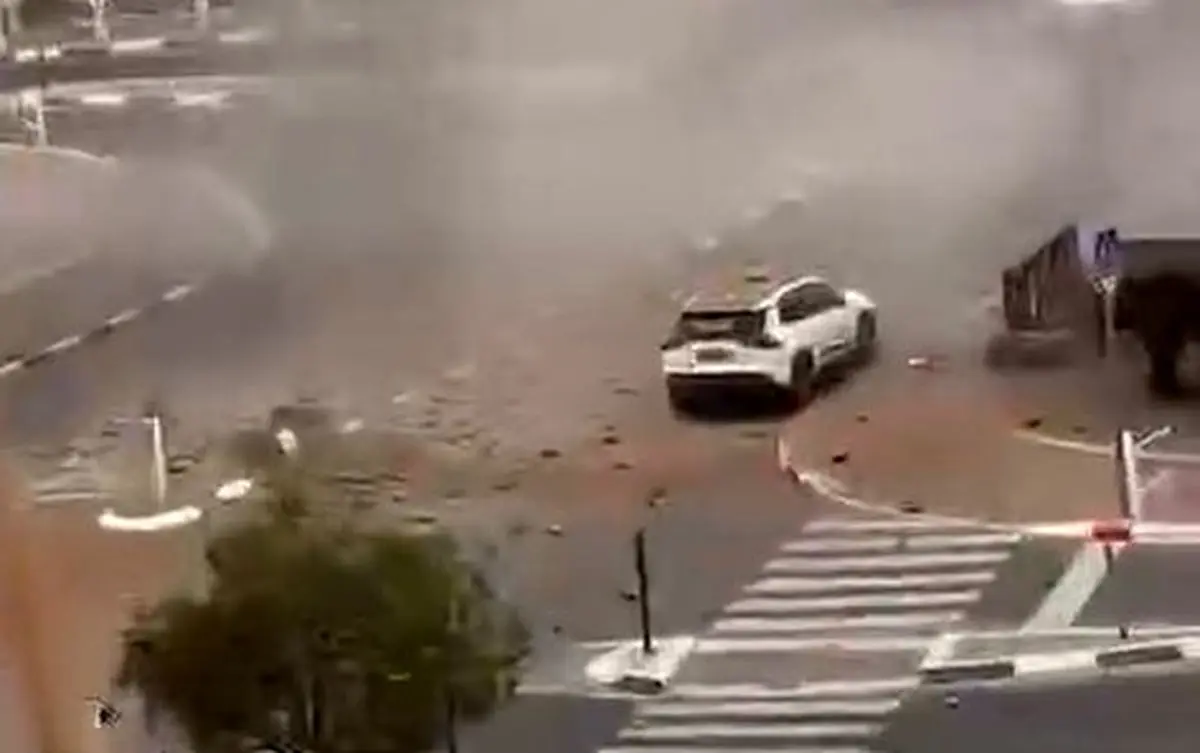 ویدئوهای تازه از خسارات وارده به ایلات پس از حمله موشکی ایران