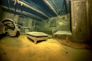 عکس‌های وهم‌انگیز از «کشتی‌های ارواح» در دریای بالتیک