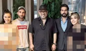 انتقاد شدید از رضا رشیدپور به خاطر عکس یادگاری‌اش با دست اندرکاران «عشق ابدی»