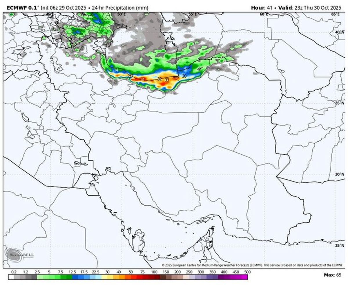 صدور هشدار تشدید بارش‌ها در ۳ استان تا روز جمعه؛ تخریب محصولات کشاورزی

