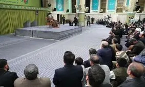 بیانات رهبر انقلاب در دیدار مداحان و ستایشگران اهل بیت(ع) / ویدئو