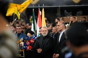 لاریجانی در دیدار با دبیرکل حزب‌الله لبنان: ایران آماده حمایت از لبنان و مقاومت است

