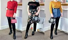 ست کردن نیم بوت زنانه با دامن