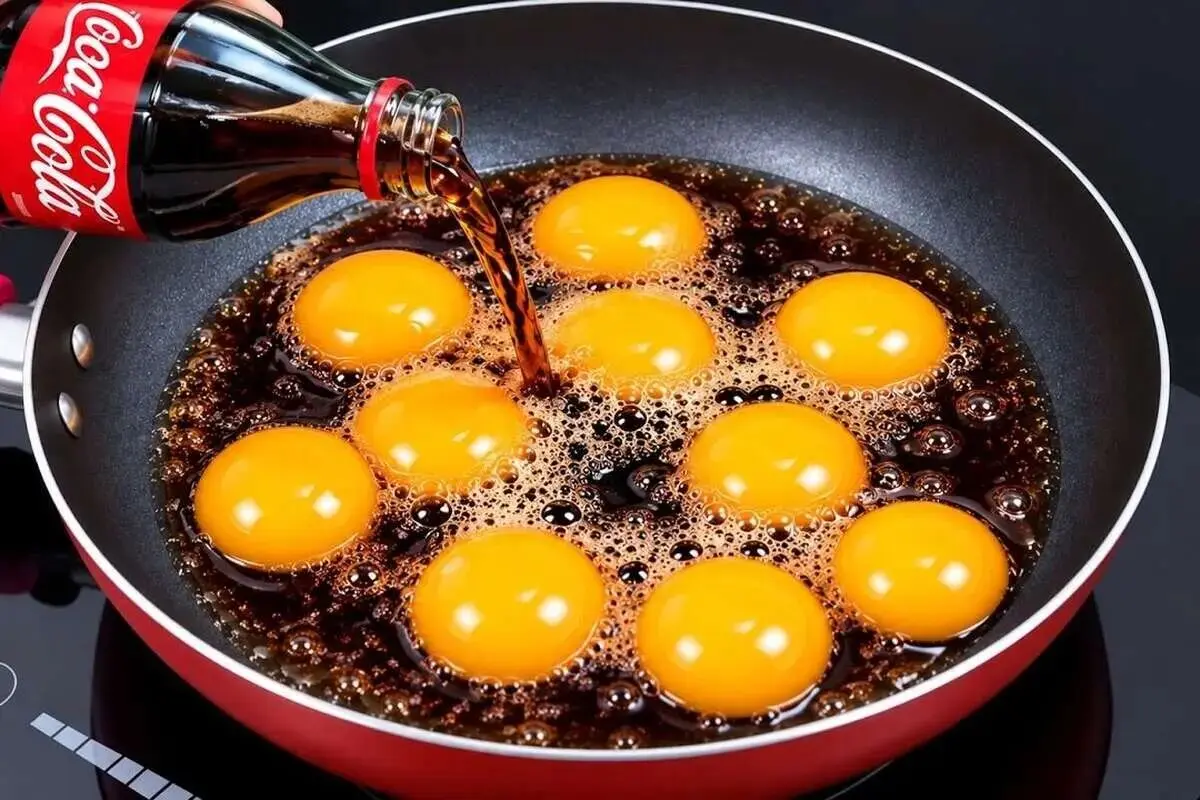 صبحانه خوشمزه و متفاوت با تخم مرغ و نوشابه