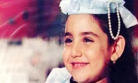 زیبایی دختر بچه فیلم مریم و میتیل در لباس عروسی اش