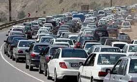 ترافیک سنگین در محورهای چالوس و هراز