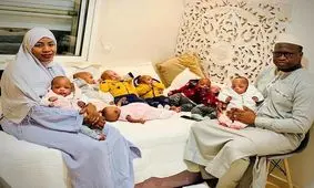 تصویر ۹ قلوهای مادر جوان ؛ مصرف ۴۵ پوشک در روز