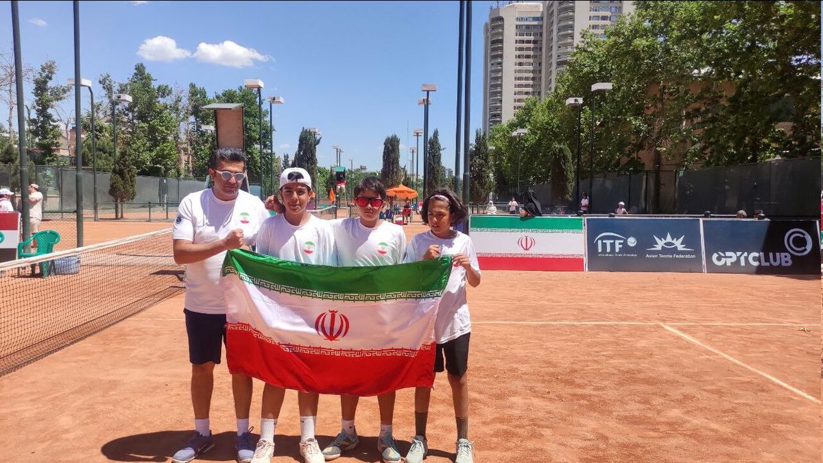 پسران و دختران ایران قهرمان تنیس غرب آسیا شدند

