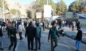  تصاویر جدید دیگر از لحظه انفجار دوم حمله تروریستی ۱۳ دی ماه کرمان