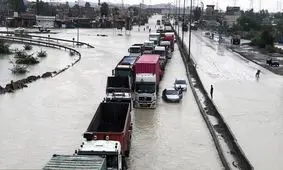 ارتباط خرم آباد با اندیمشک قطع شد