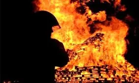 مرگ یک زن و مرد در آتش‌سوزی مغازه موتورسازی