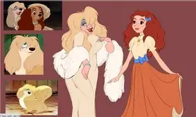 تصاویر شخصیت های کارتونی که به انسان تبدیل شدند