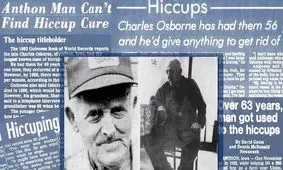 ماجرای باورنکردنی مردی که ۶۸ سال سکسکه کرد

