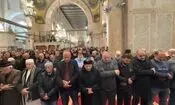 اقامه باشکوه نخستین نماز صبح جمعه در مسجد الاقصی پس از ۴۰ روز