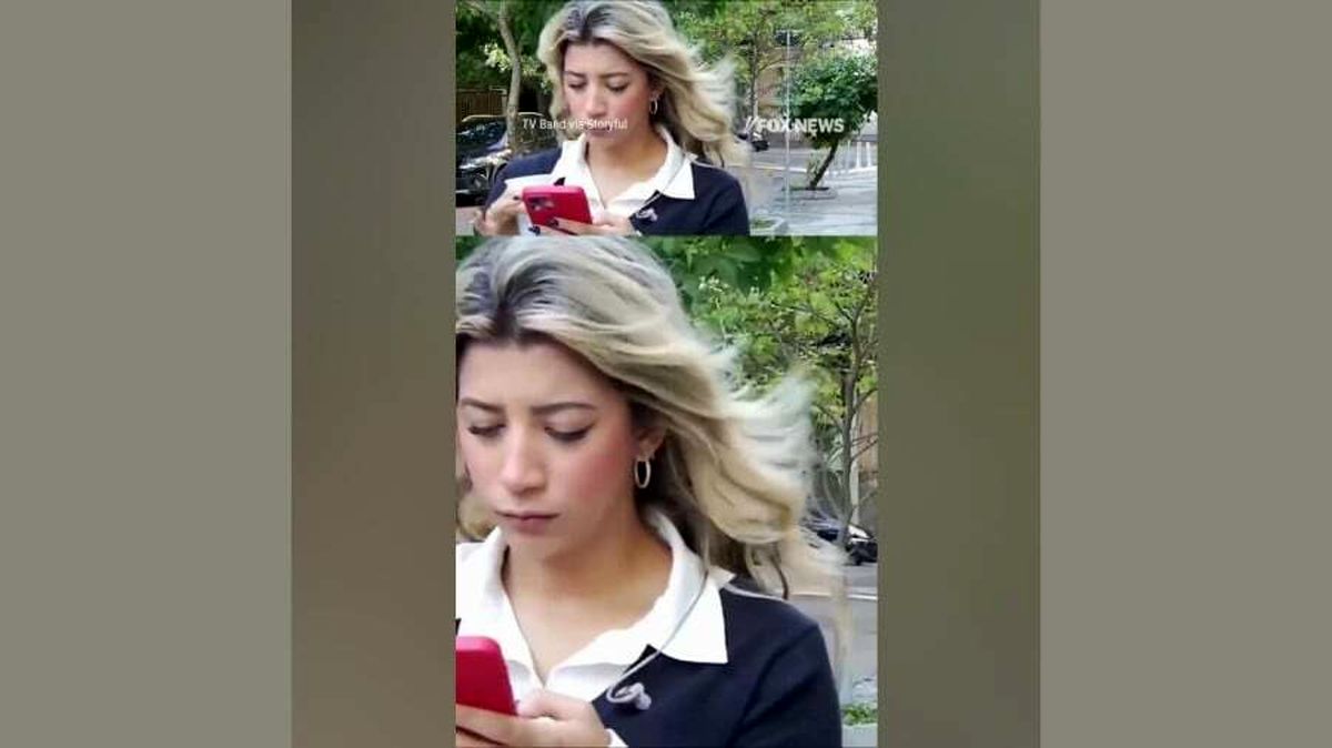 سرقت موبایل خبرنگار فاکسنیوز در آنتن زنده/ ویدئو