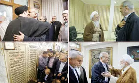 استقبال قم از پزشکیان/ از دیدار با مراجع تقلید و حسن خمینی تا حضور بر مزار آیت‌الله منتظری

