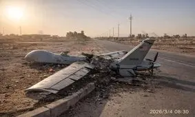 انهدام پهپاد متجاوز در آسمان کرمان توسط پدافند هوایی ارتش