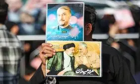 رونمایی از تندیس شهید رئیسی در اهواز

