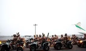 تصاویری از انتقال شبانه تیپ ویژه صابرین برای رزمایش اقتدار سپاه