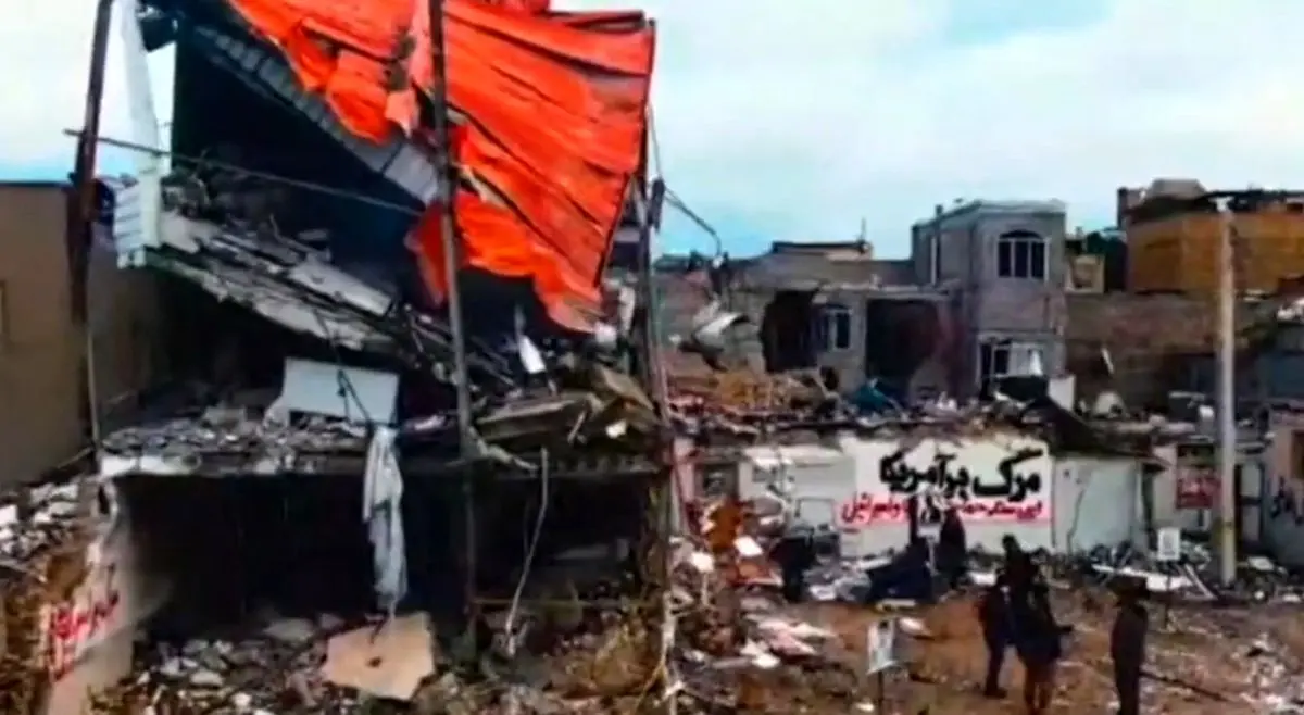 ویدئویی از حمله آمریکا و اسرائیل به خیرآباد ورامین
