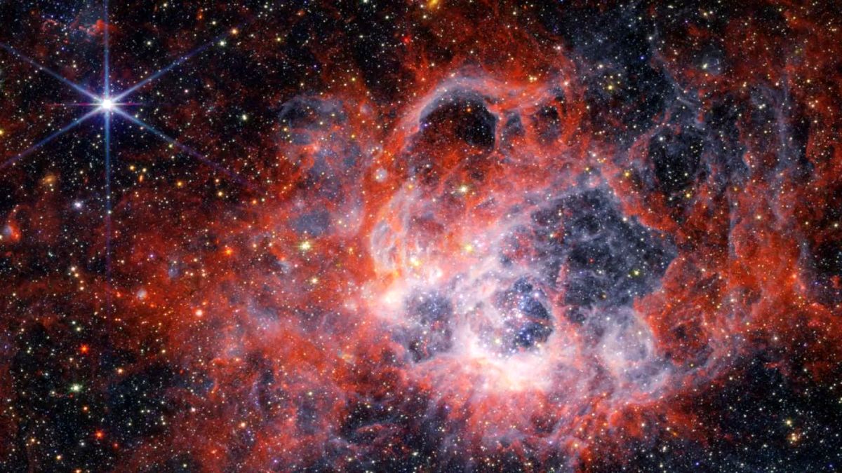 جیمز وب تصاویری خیره‌کننده از یک منطقه ستاره‌ساز در کهکشان مثلثی را ثبت کرد

