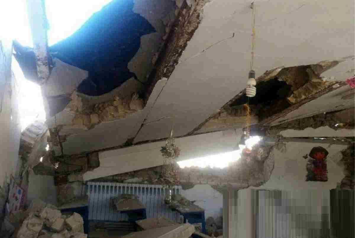 یک مدرسه در کوهدشت فرو ریخت