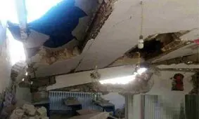 یک مدرسه در کوهدشت فرو ریخت