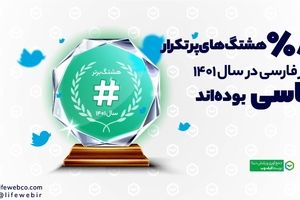 پر تکرارترین هشتگ‌های سال ۱۴۰۱ در توییتر فارسی