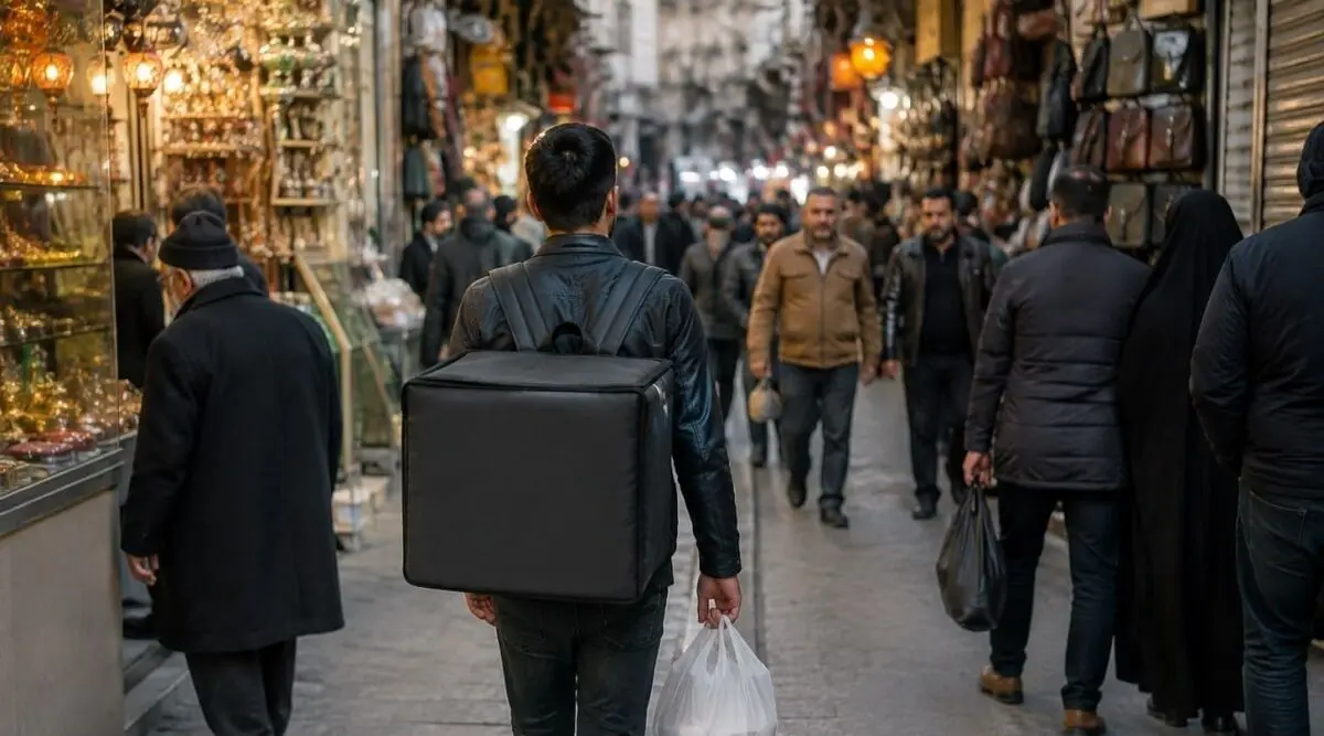 کار به پیک پیاده در ایران رسید / درآمد ۲۲ میلیونی بدون موتور و بنزین!